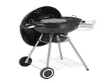 28-Inch Portable Charcoal Grill with Wheels and Storage Holder, Porcelain-Enameled Lid and Ash 40059147