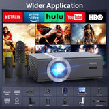 Projector with WiFi and Bluetooth, Native 1080P 20000L 4K Supported, 21362531