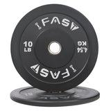 ZNTS Weight Plates, Rubber Bumper Plates, 2 Inch Steel Insert 10lb Bundle Options Available for Home Gym 72852729