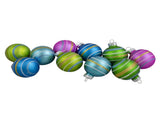 Swirl Glass Christmas Ball Ornaments - 1.5" - Multicolor - 10ct 55262309