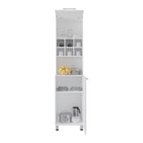 Attica 80" High Double Cabinet Kitchen Pantry , Storage Cabinet, Six spice Cubbies and Four Shelves B070P286454