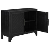 U_STYLE 40'' Modern Cabinets with Unique Design Doors with 1 Adjustable Shelves,Suitable for N711P210623B