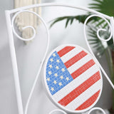 3 Piece Patio Bistro Set, Folding Outdoor Furniture with USA Mosaic Table and Chairs, 
Portable W2225142611