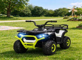 12V Kids 4-Wheeler ATV Quad, Ride-On Quad with Spring Suspension, LED Lights & Music USB 57249819