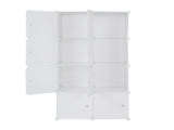8 Cube Organizer Stackable Plastic Cube Storage Shelves Design Multifunctional Modular Closet 74329266