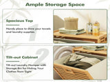 Bamboo Tilt-out Laundry Hamper 14721388