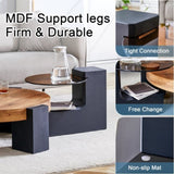 The detachable double-decker coffee table, the stylish is more precious, and the detachable W1151P184838