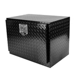 24 Inch Aluminum Stripes Plated Tool Box Pick Up Truck Bed RV Trailer Toolbox Waterproof Square W1239123720