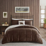 King Plush to Sherpa Down Alternative Comforter Set B035100493