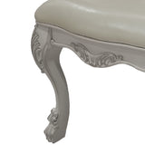 Ivory and Bone White Tufted Side Chair B062P209249