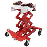 450 Lbs Capacity Low Lift Transmission Jack, With Nylon Safety Strap, Used For Transmissions & Gas W465P262030