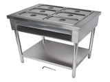 6-Pan Commercial Food Warmer, Professional Buffet Catering Food Warmer, Electric Steam Table, 38071580
