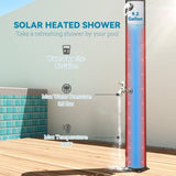 Solar heated shower 37052198