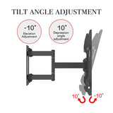 ZNTS TMDS-106 40-75" Flat Tilting TV Wall Mount with Spirit Level 12362132