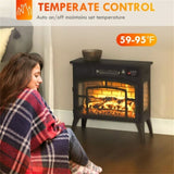 ZNTS Electric Fireplace Heater 98556126