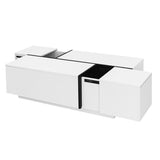 U-Can 47.2''-72.7'' Extendable Table, Multi-Functional Table with High-Gloss Finish, N724P292070K