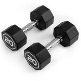 Premium Octagonal Dumbbell, Large Numbers, Hard Chrome Plated Handle Dumbbells to Assist with 94092339