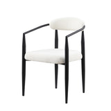 Woker Dining Chairs Set of 2, Mid-Century Modern Dining Chairs, Kitchen Dining Room Chairs, Round W1567140146