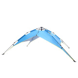 ZNTS 2-3 Person Double-Deck Tow-Door Hydraulic Automatic Tent Free Build Outdoor Tent Blue 17291285