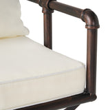 Outdoor Patio Swivel Bar Stool Height Adjustable Barstool with Cushions 54036.00BCOP