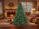 6FT Christmas Tree with 500 PVC Tips Green Artificial Plant Hinged Structure Metal Stand Holiday 41212508