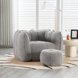 Soft Bean Bag Chair with High Resilient Foamfor living room and bedroom,Comfortable Square W1996P182141