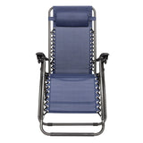 ZNTS Infinity Zero Gravity Chair Pack 2, Outdoor Lounge Patio Chairs with Pillow and Utility Tray 15690452