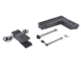 Fits 2.5" Receiver Aluminum Trailer Hitch Adjustable 8" Drop/Rise 2" & 2-5/16" Balls 18500LBS w/2 04082944