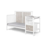 Connelly 4-in-1 Crib and Changer Combo White/Rockport Gray B022P204834