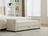58.27" Wide Modern Upholstered Storage Bench Double Storage Space, Napped fabric Foot Stool W3189P445990