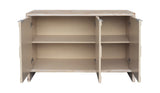 Accent Cabinet Farmhouse Style 3 Door Wooden Cabinet Sideboard Buffet Server Cabinet Storage W1435142948