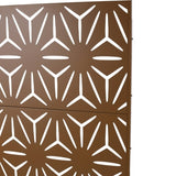 Outdoor & Indoor Privacy Metal Privacy 76" H48" W, Freestanding Decorative Privacy W465P193201