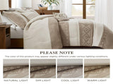 5-Piece Full/Queen Comforter 5pcs Set,Taupe B035P408734