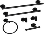 6 6 Piece Stainless Steel Bathroom Towel Rack Set Wall Mount 22987998