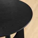 25" Round End Table, Wooden Side Table,Night Stand for Bedroom, Living Room ,Reception Room W1801109474
