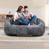COOLMORE Bean Bag sofa Lazy Sofa Durable Comfort Lounger High Back Bean Bag Chair Couch for Adults W395P181439
