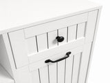 Laundry Cabinet with Drawer and shelf, Tilt-Out Laundry Hamper, Freestanding Style, Inadjustable W331P471372