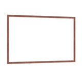 60"x40" Oversized Modern Rectangle Bathroom Mirror with walnut Frame Decorative Large Wall Mirrors W708P297661