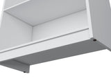 White Tier Storage Shelves Bookcase B062P175156
