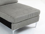 Modular Sectional Sofa Armless Seat Module, Corduroy Sectional Couch, Single Couch Modular Armless W3098P256997