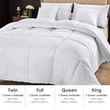 Two-pack of 100% polyester brushed single quilted comforters with microfiber filling, down 16698400