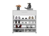 Shoe Rack, 1 Door, 4 Legs, 5 Shelves B097P296824