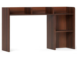 Walnut Desktop Bookshelf for 27''/68.58cm Monitor, 93.9825.4073.66cm Engineered Wood Desk Hutch 17874579