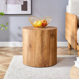 The cylindrical table with its patterned design can be easily integrated into a variety of interior W1512P366006