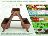 44" Wooden elevated garden bed 44187449