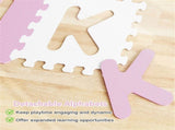 26PCS ABC Alphabet EVA Foam Play Mat, 31.7531.751.02cm BPA-Free Non-Slip Floor Tiles for 10 35754464
