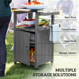 Outdoor Bar Cart Grill Table 87201380
