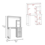 Maine Desk With Hutch and Shelves B200P188815