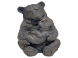 19'' Antique Bronze Mother And Cub Bear Statue, Realistic Animal Figurine Decor, Outdoor Garden W5709P565685
