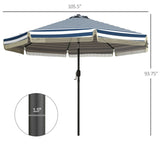 ZNTS Outdoor beach umbrella / Sun Umbrella （Prohibited by WalMart） 83904328